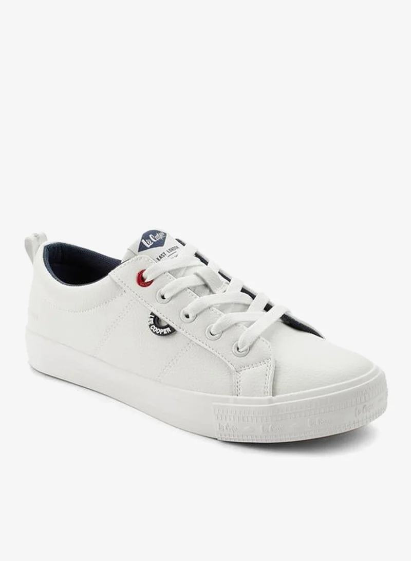 لي كوبر حذاء رياضي نسائي بكعب للكاحل برباط